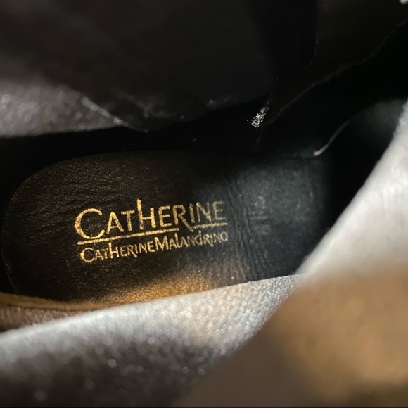 Catherine Malandrino Faux Suede Black Pointed Toe Bootie 9 - Picture 9 of 12